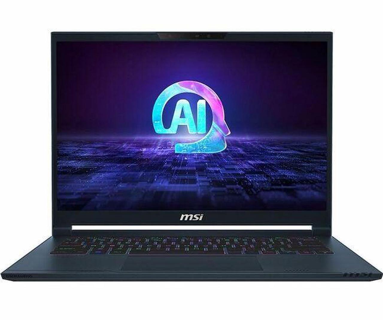 Main image of MSI Stealth 14 AI Studio A1V Stealth 14 AI Studio A1VFG-068US 14" Gaming Notebook - Full HD Plus - Intel Core Ultra 7 155H - 16 GB - 1 TB SSD - Star Blue - Intel Chip - 1920 x 1200 - Windows 11 H
