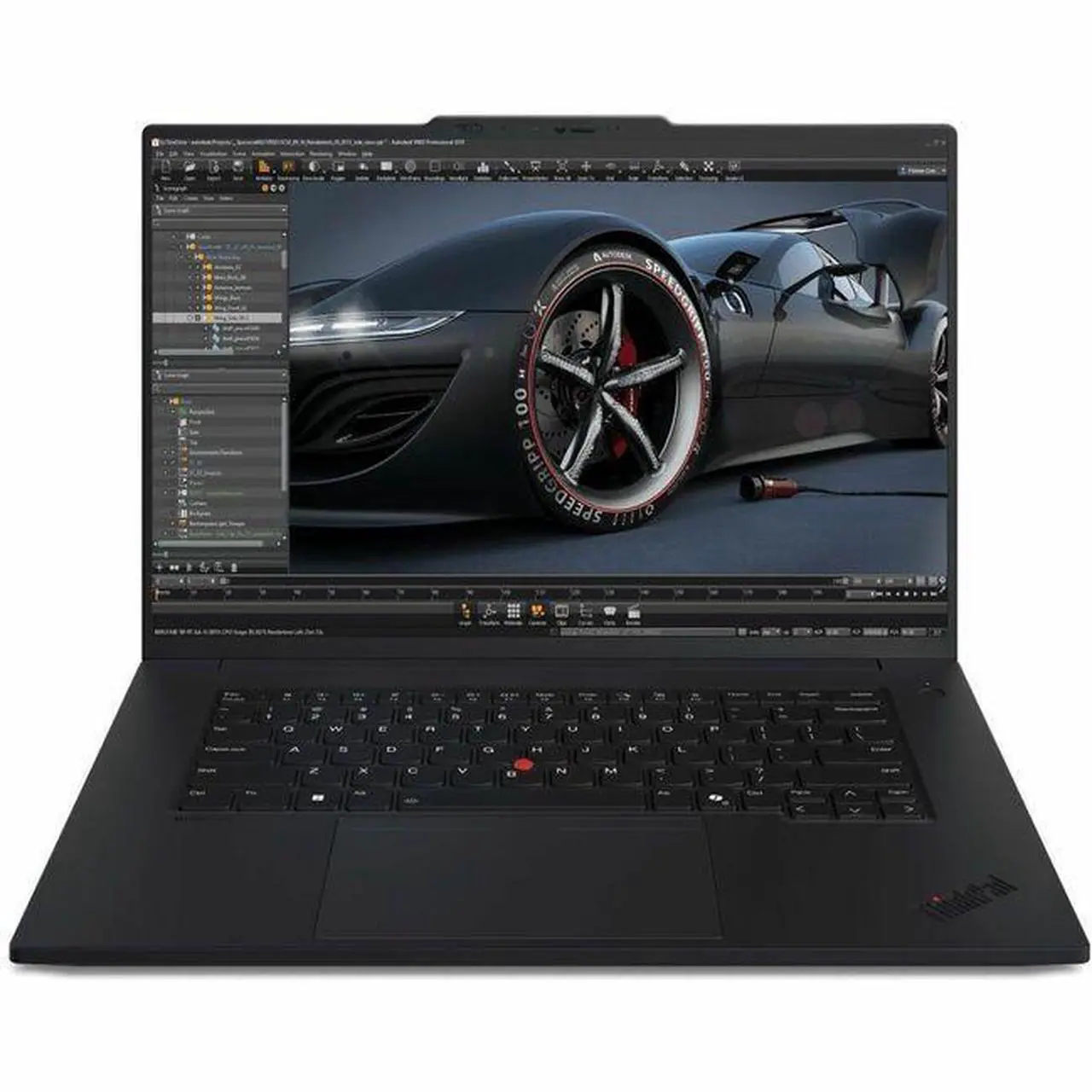 Main image of Lenovo ThinkPad P1 Gen 7 16.0" Touch Screen Intel Core Ultra 9 185H NVIDIA RTX 2000 Ada Generation 64GB Memory 2TB SSD Windows 11 Pro 21KV000BUS