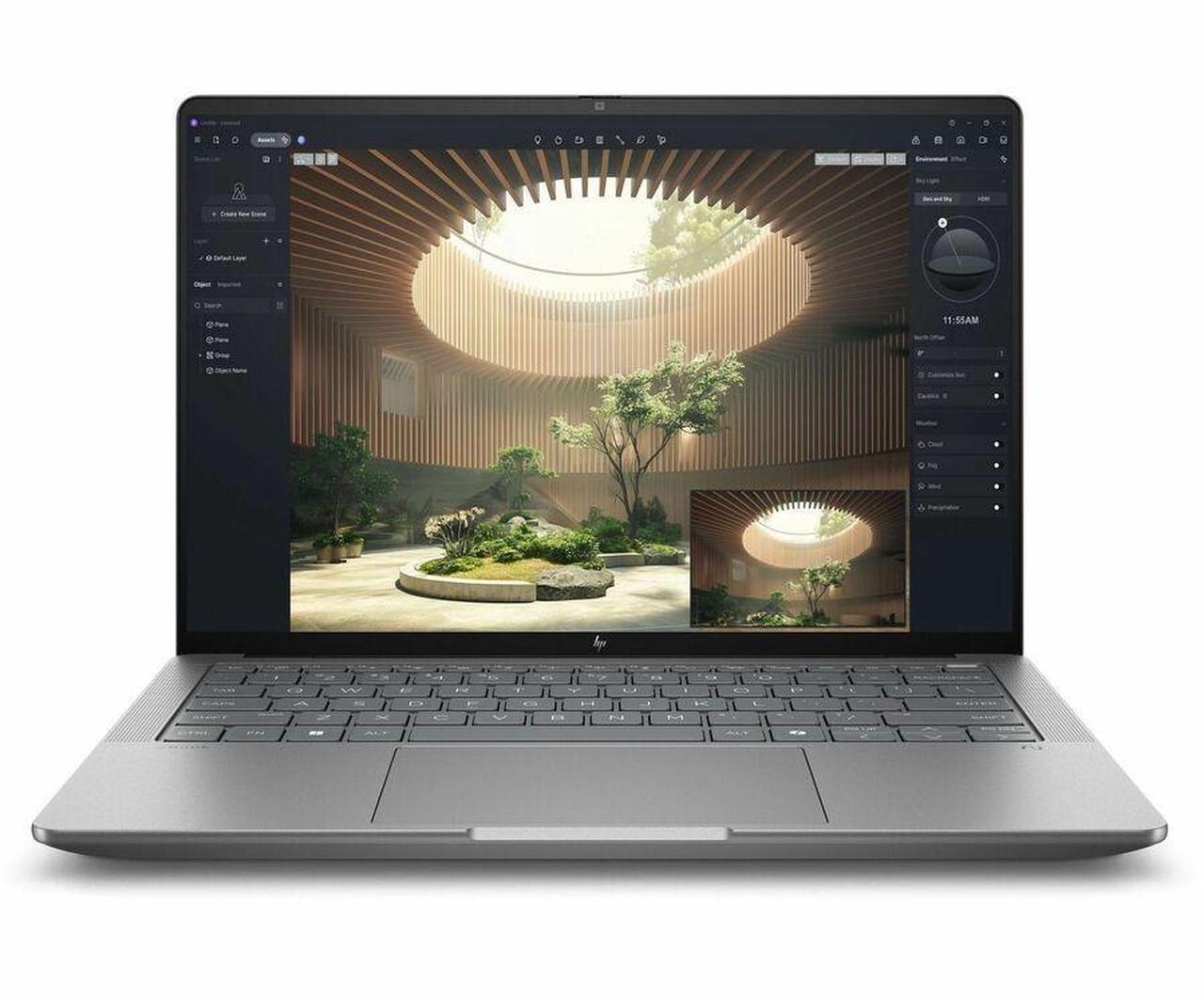 Alt view image 4 of 7 - HP ZBook Ultra G1a 14" Touchscreen Mobile Workstation - 2.8K - AMD Ryzen AI MAX PRO 380 - 16 GB - 1 TB SSD - English Keyboard - Meteor Silver - AMD Chip - 2880 x 1800 - Windows 11 Pro - AMD Radeo
