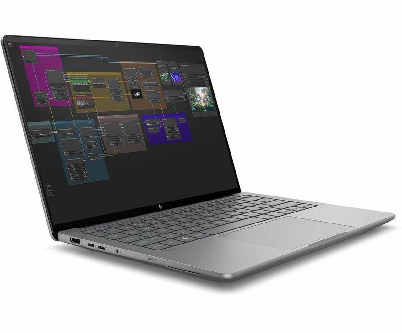 Alt view image 5 of 7 - HP ZBook Ultra G1a 14" Touchscreen Mobile Workstation - 2.8K - AMD Ryzen AI MAX PRO 380 - 16 GB - 1 TB SSD - English Keyboard - Meteor Silver - AMD Chip - 2880 x 1800 - Windows 11 Pro - AMD Radeo