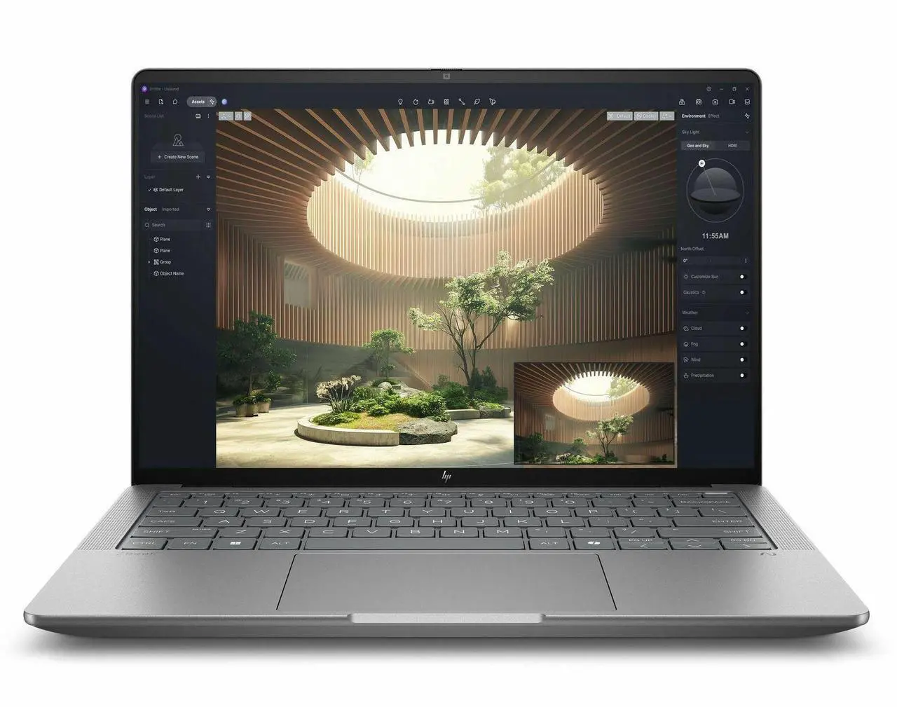 Alt view image 6 of 7 - HP ZBook Ultra G1a 14" Touchscreen Mobile Workstation - 2.8K - AMD Ryzen AI MAX PRO 385 - 32 GB - 1 TB SSD - English Keyboard - Meteor Silver - AMD Chip - 2880 x 1800 - Windows 11 Pro - AMD Radeo