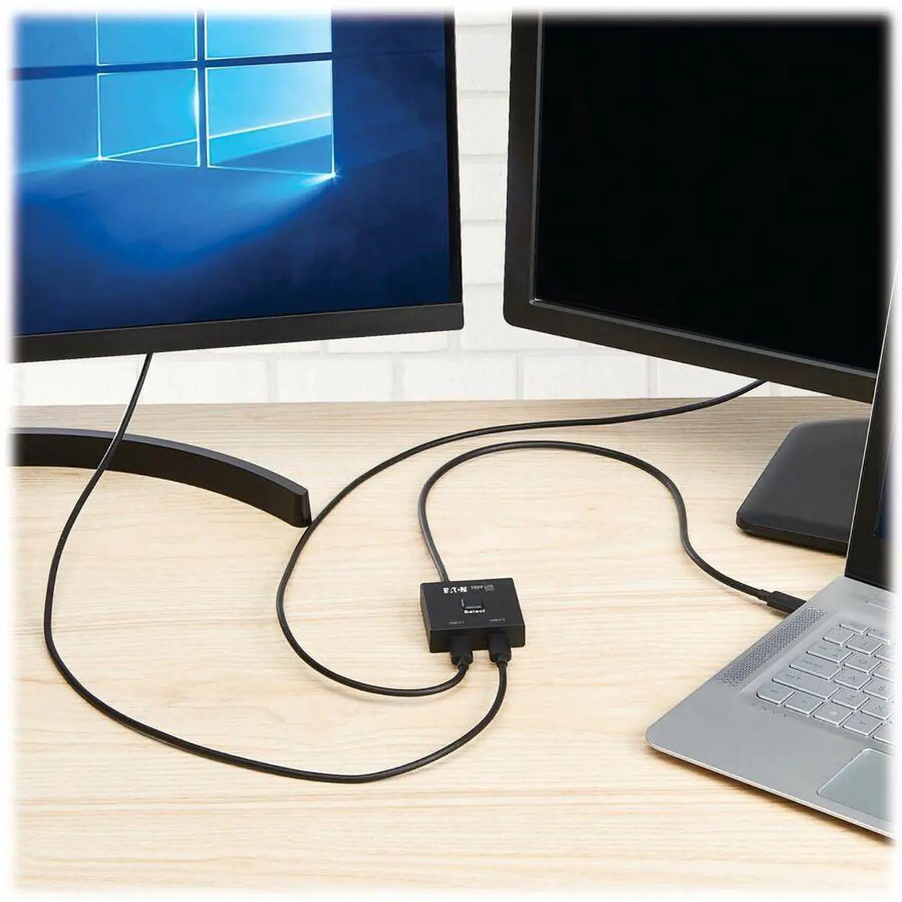 Alt view image 2 of 8 - Eaton Tripp Lite Series 2x1 Bi-Directional USB-C Switch - 8K 60 Hz Video, HDCP Passthrough, USB 3.2 Gen 2, 100W PD Charging, Black - USB Type C - 1.25 GB/s, 5 GB/s - Notebook, Portable Speaker, Smartp