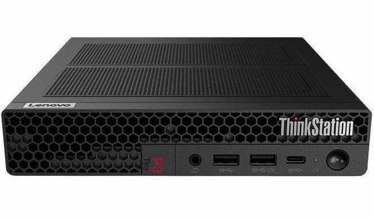 Alt view image 4 of 7 - Lenovo ThinkStation P3 30H0006QUS Workstation - 1 Core i7 14th Gen i7-14700 - vPro Technology - 32 GB - 1 TB SSD - Tiny - Black - Intel Q670 Chip - Windows 11 Pro - 1 T1000 8 GB Graphics - NVMe Contro