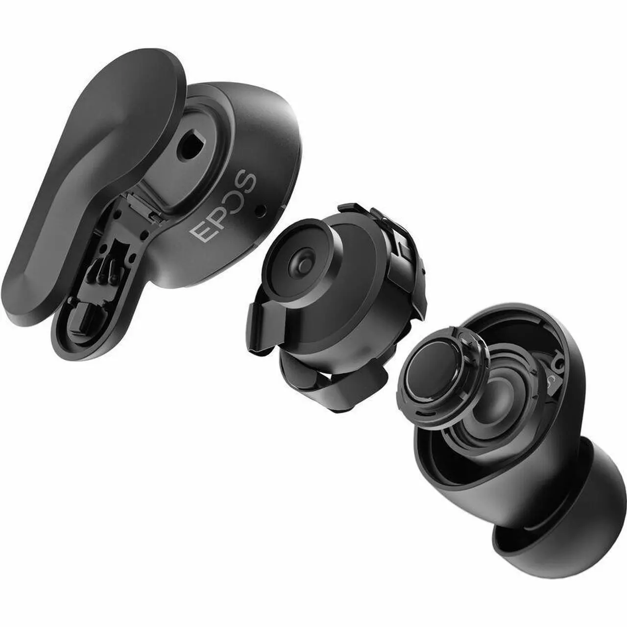 Alt view image 2 of 4 - EPOS ADAPT E1 True Wireless Bluetooth Earbuds certified for professionals - Black