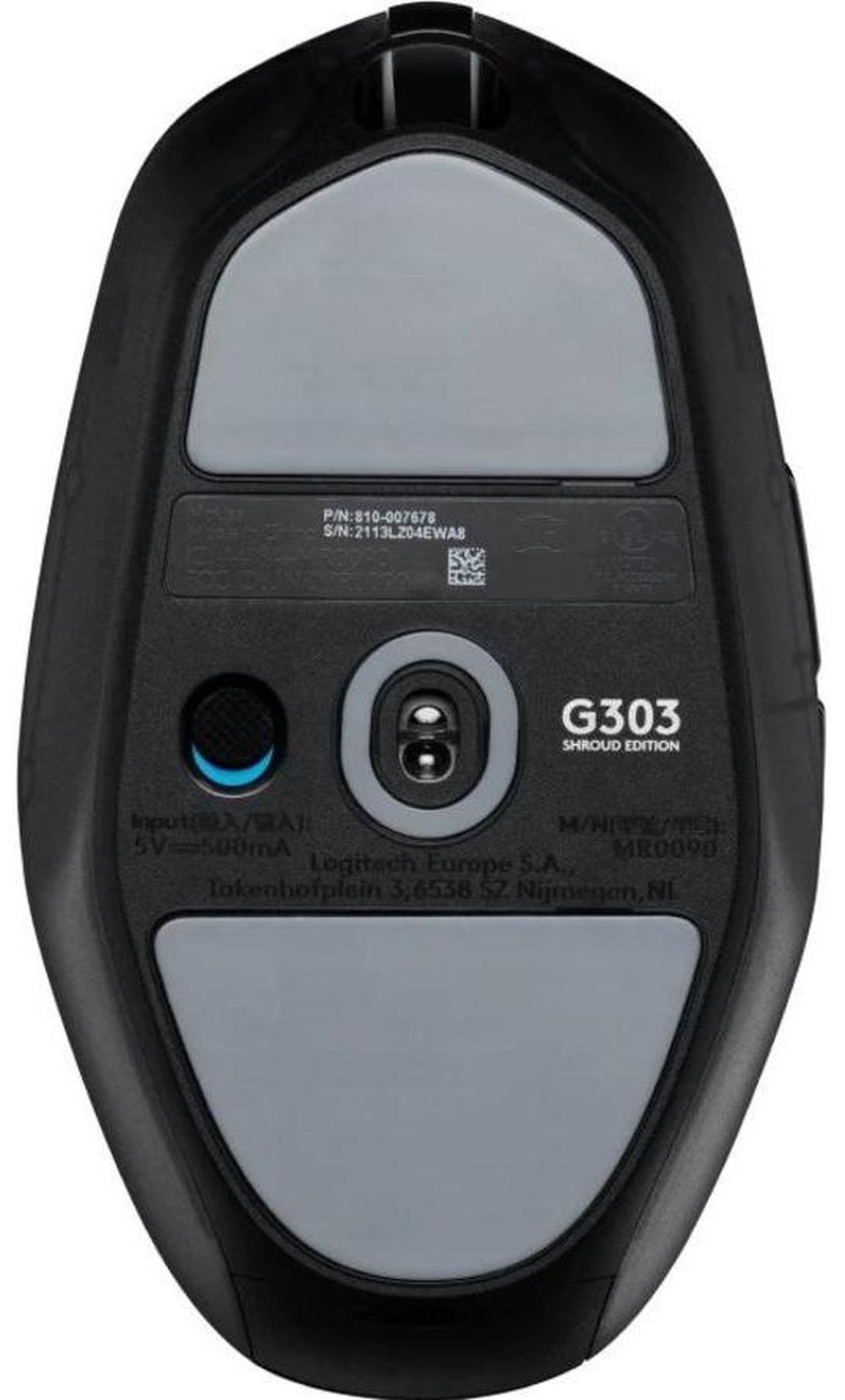 Alt view image 11 of 20 - Logitech G303 Shroud Edition Wireless Gaming Mouse - LIGHTSPEED Wireless - HERO 25K - 25,600 DPI - 75 grams - 5-buttons – PC - Black
