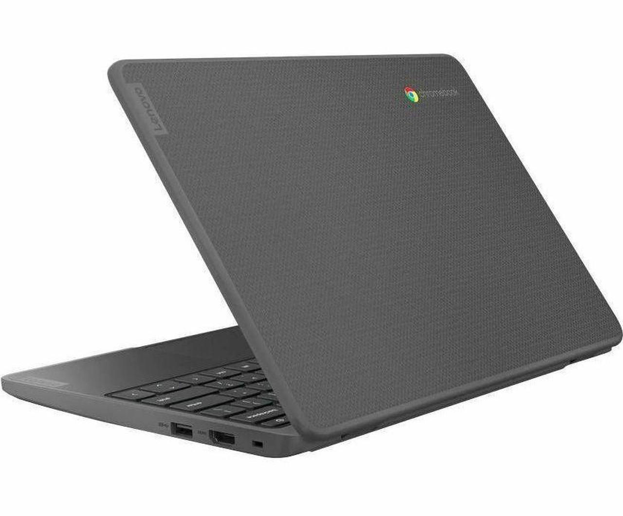 Alt view image 3 of 9 - Lenovo 100e Chromebook Gen 4 11.6" Chromebook - HD - Octa-core (ARM Cortex A76 + Cortex A55) - 8 GB - 64 GB Flash Memory - Graphite Gray - ChromeOS - Webcam - IEEE 802.11ax   82W0001FUS