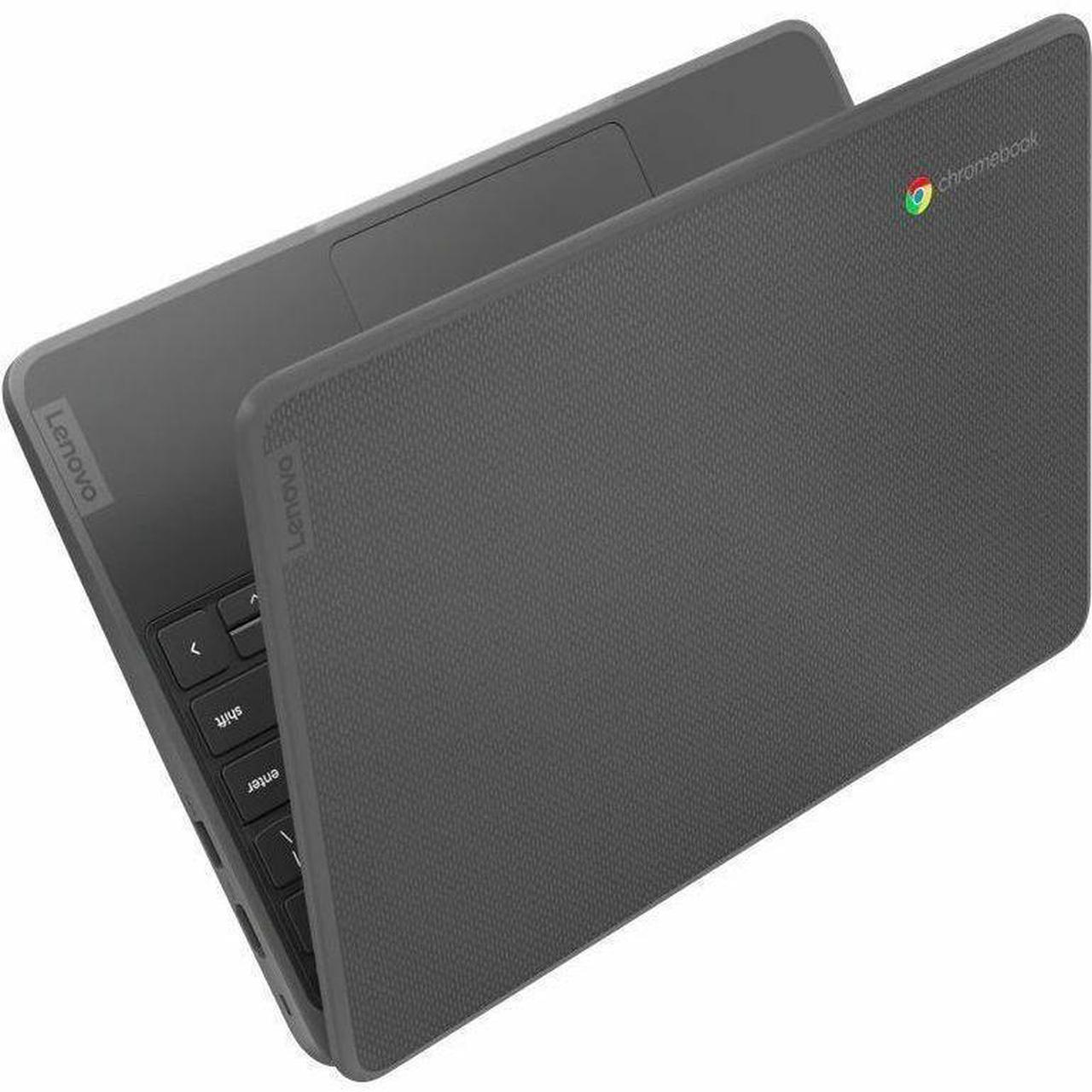 Alt view image 6 of 9 - Lenovo 100e Chromebook Gen 4 11.6" Chromebook - HD - Octa-core (ARM Cortex A76 + Cortex A55) - 8 GB - 64 GB Flash Memory - Graphite Gray - ChromeOS - Webcam - IEEE 802.11ax   82W0001FUS