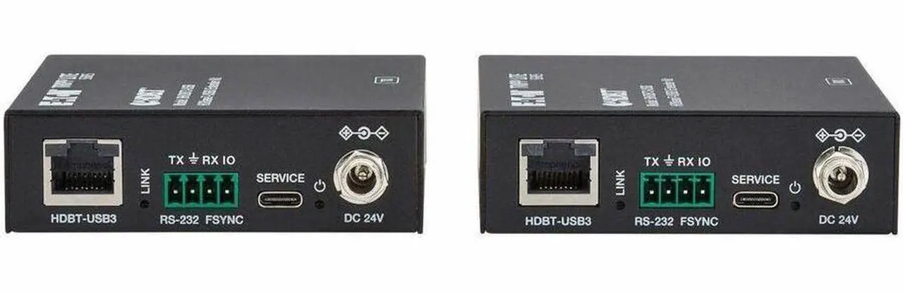 Alt view image 2 of 7 - Eaton Tripp Lite Series HDBaseT-USB3 over Cat6a Extender Kit - 4 USB-A 3.2 Gen 1 Ports - PoC, RS-232 - Up to 328 ft. (100 m) -2 x Network (RJ-45) - 7x USB - 328.08 ft Extended Range   BHDBT3-USB