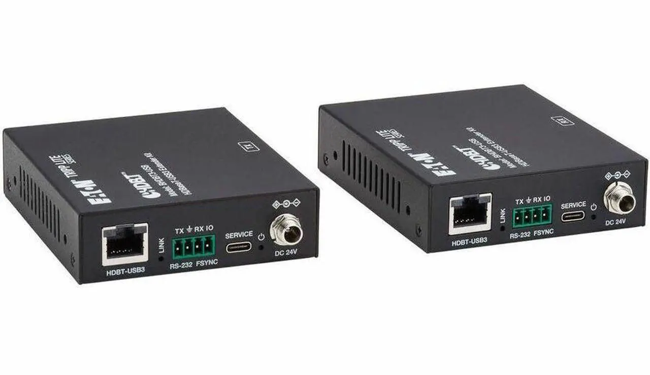 Alt view image 3 of 7 - Eaton Tripp Lite Series HDBaseT-USB3 over Cat6a Extender Kit - 4 USB-A 3.2 Gen 1 Ports - PoC, RS-232 - Up to 328 ft. (100 m) -2 x Network (RJ-45) - 7x USB - 328.08 ft Extended Range   BHDBT3-USB