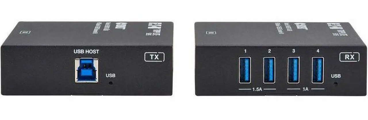 Alt view image 7 of 7 - Eaton Tripp Lite Series HDBaseT-USB3 over Cat6a Extender Kit - 4 USB-A 3.2 Gen 1 Ports - PoC, RS-232 - Up to 328 ft. (100 m) -2 x Network (RJ-45) - 7x USB - 328.08 ft Extended Range   BHDBT3-USB