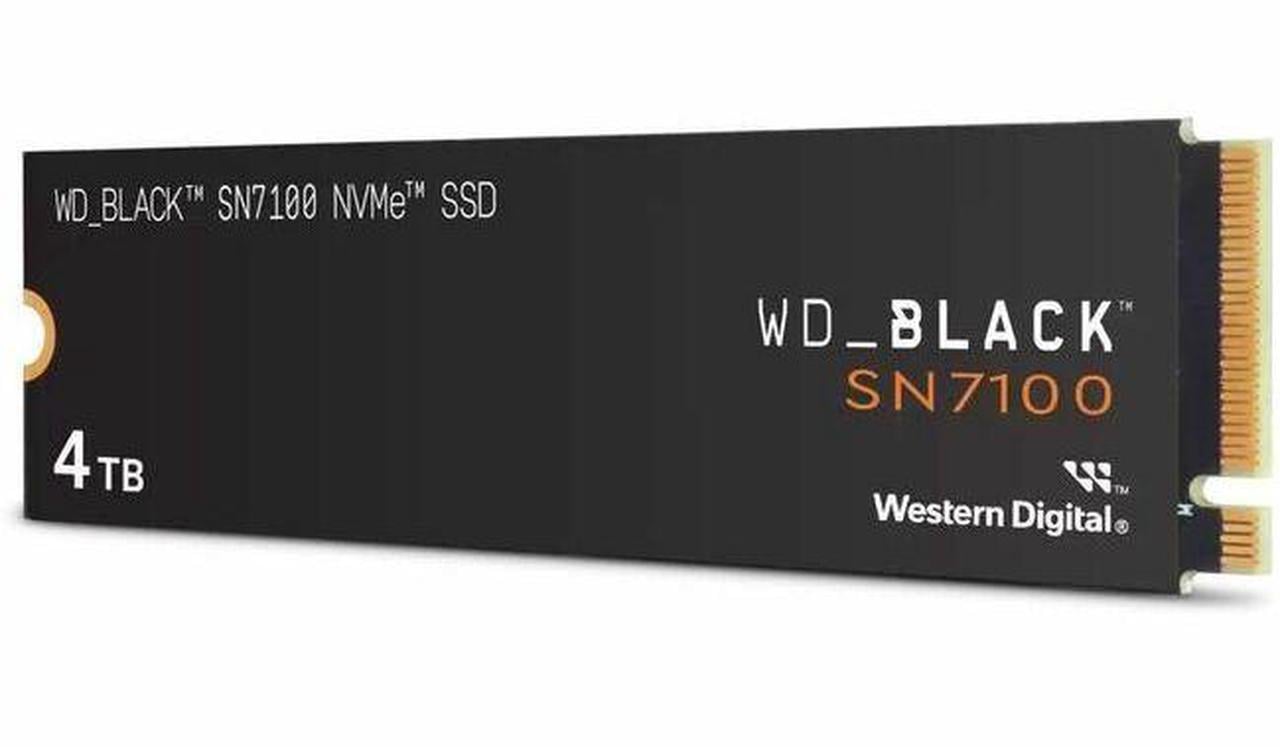 Alt view image 2 of 13 - WD_BLACK SN7100 M.2 2280 4TB PCI-Express 4.0 x4 TLC 3D NAND Internal Solid State Drive (SSD) WDS400T4X0E