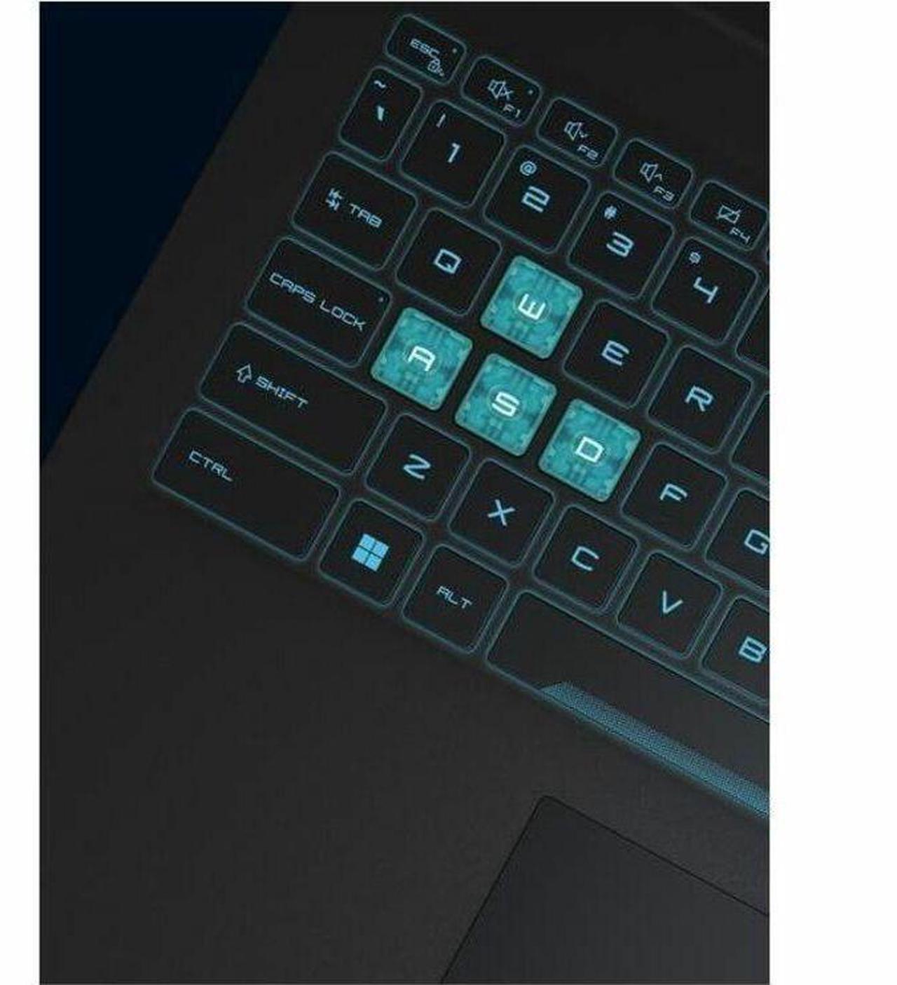 Alt view image 7 of 8 - MSI Cyborg 15 A12V Cyborg 15 A12VF-272US 15.6" Gaming Notebook - Full HD - Intel Core i7 12th Gen i7-12650H - 16 GB - 1 TB SSD - Translucent Black - Intel Chip - 1920 x 1080 - Windows 11 Home - N