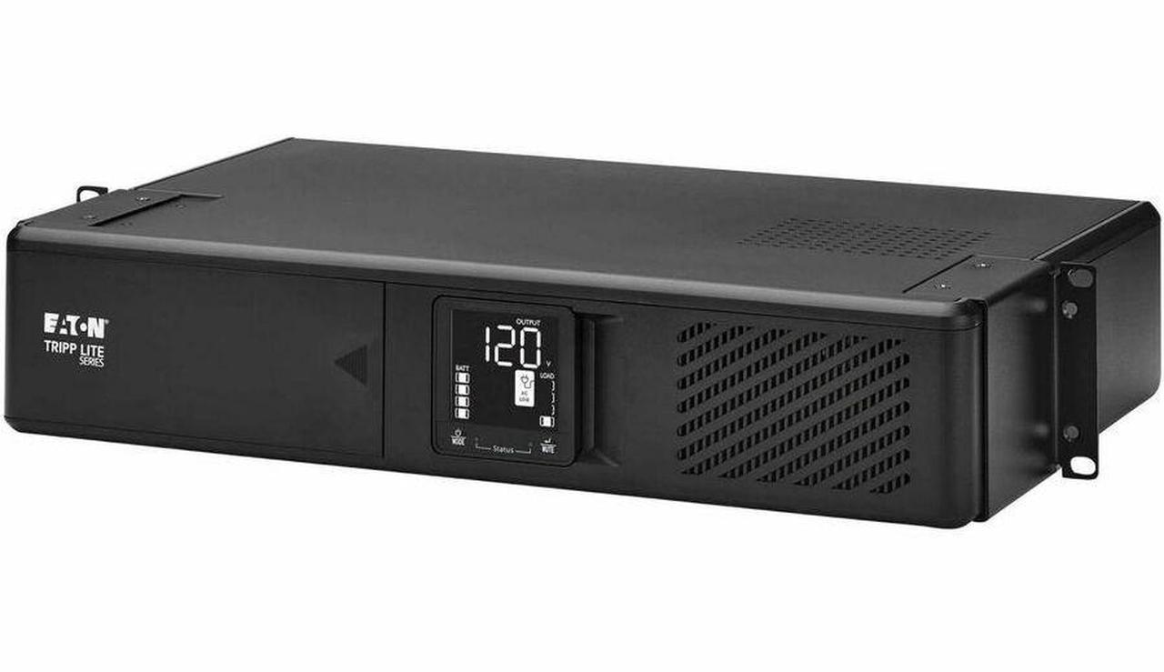 Alt view image 4 of 7 - Eaton Tripp Lite Series 1440VA 1050W 120V Line-Interactive Cloud-Connected UPS with Remote Monitoring - 10 NEMA 5-15R Outlets (Surge and Battery Backup), Extended Run, LCD, 5-15P Plug, 2U Rack/Tower -