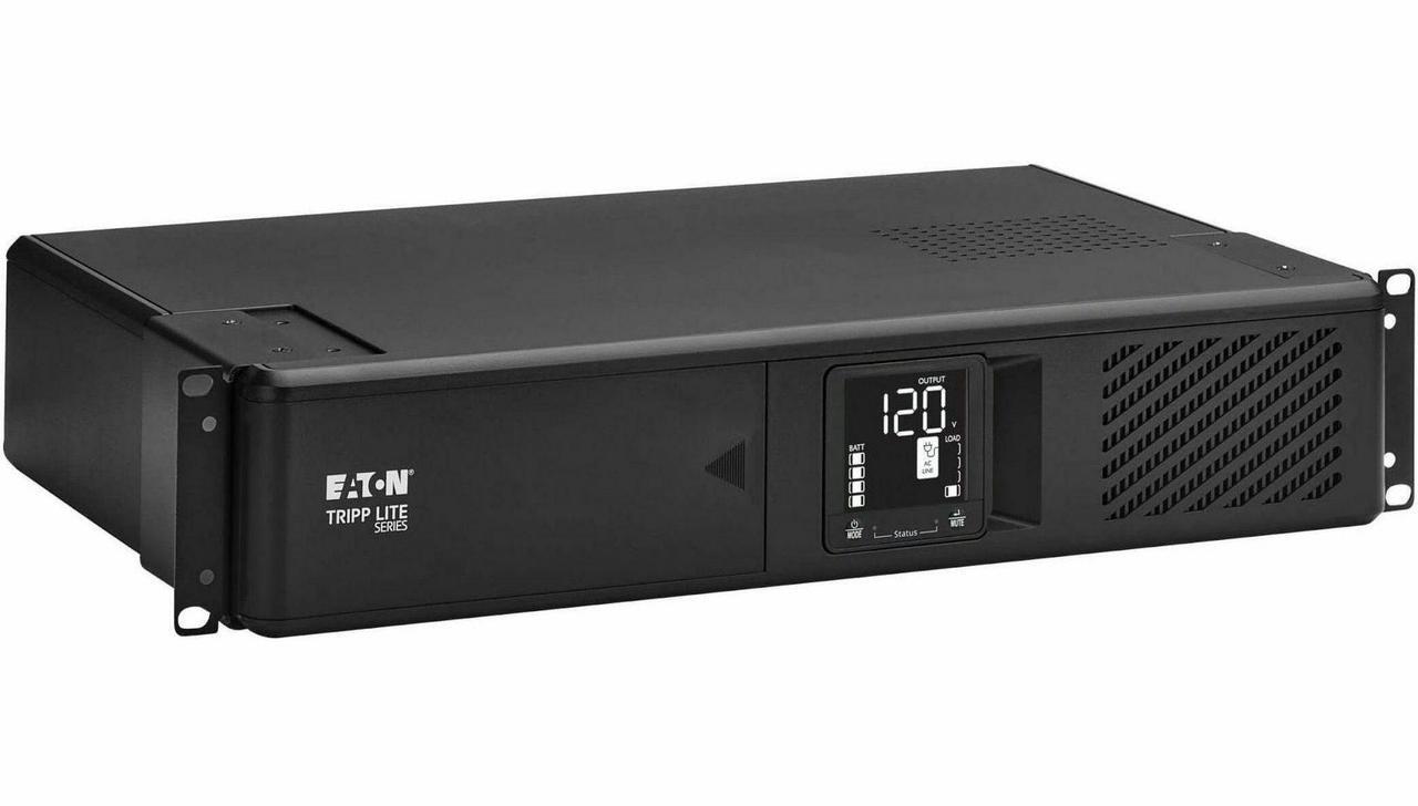 Alt view image 2 of 7 - Eaton Tripp Lite Series 1440VA 1050W 120V Line-Interactive Cloud-Connected UPS with Remote Monitoring - 10 NEMA 5-15R Outlets (Surge and Battery Backup), Extended Run, LCD, 5-15P Plug, 2U Rack/Tower -