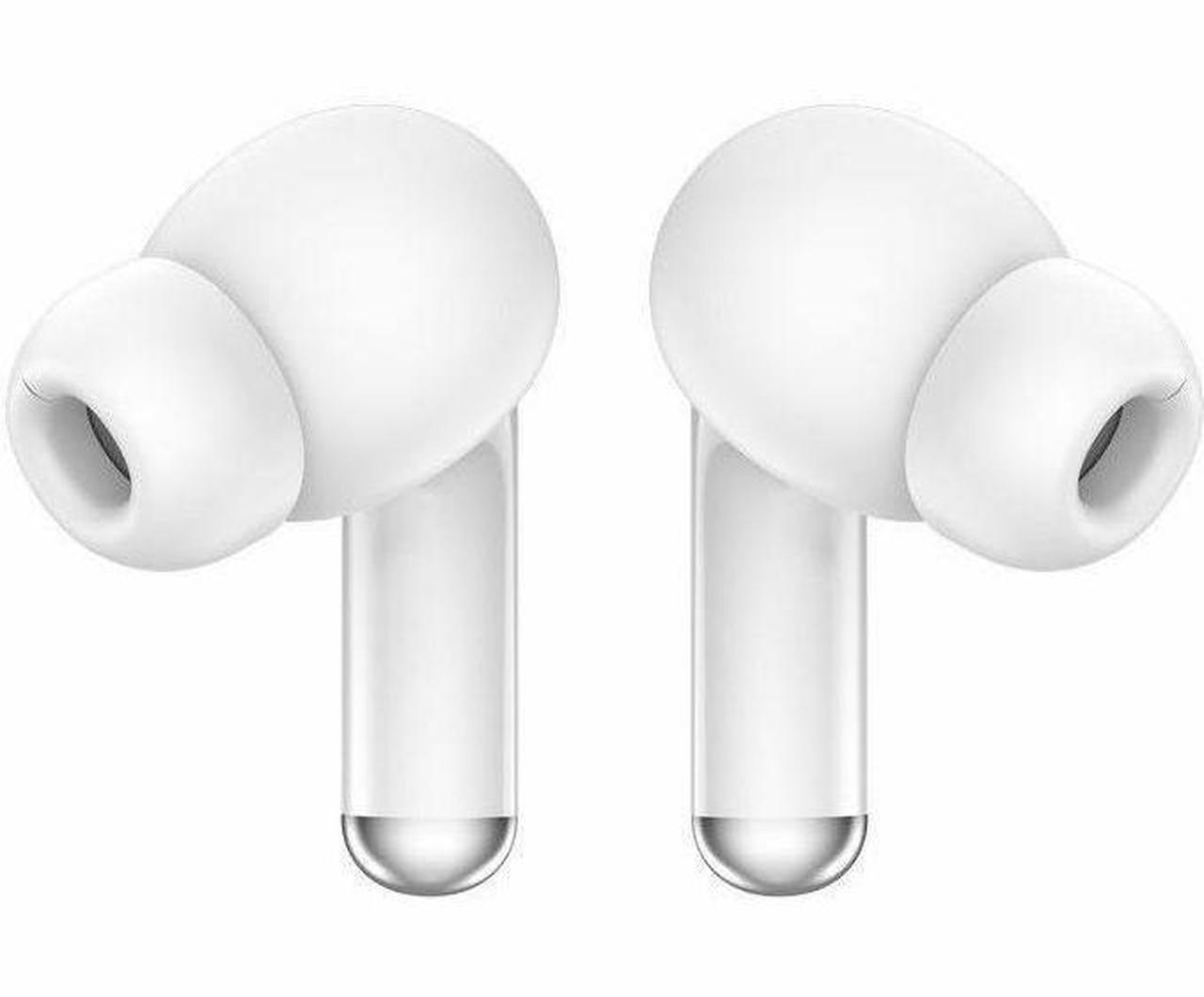 Alt view image 4 of 7 - Adesso XTREAM T3 Bluetooth Wireless Earbuds with ANC and Touch Controlled Wireless Charging Case - White