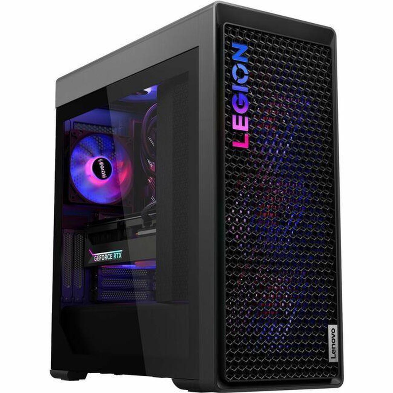 Main image of Lenovo Legion T7 34IAS10 90Y6003JUS Gaming Desktop Computer - Intel Core Ultra 9 285K - 64 GB - 2 TB SSD - Tower - Storm Gray - Intel Z890 Chip - Windows 11 Pro - NVIDIA GeForce RTX 5080 16 GB GDDR7 -