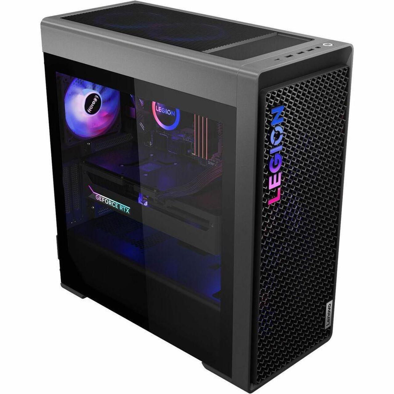 Alt view image 7 of 7 - Lenovo Legion T7 34IAS10 90Y6003JUS Gaming Desktop Computer - Intel Core Ultra 9 285K - 64 GB - 2 TB SSD - Tower - Storm Gray - Intel Z890 Chip - Windows 11 Pro - NVIDIA GeForce RTX 5080 16 GB GDDR7 -