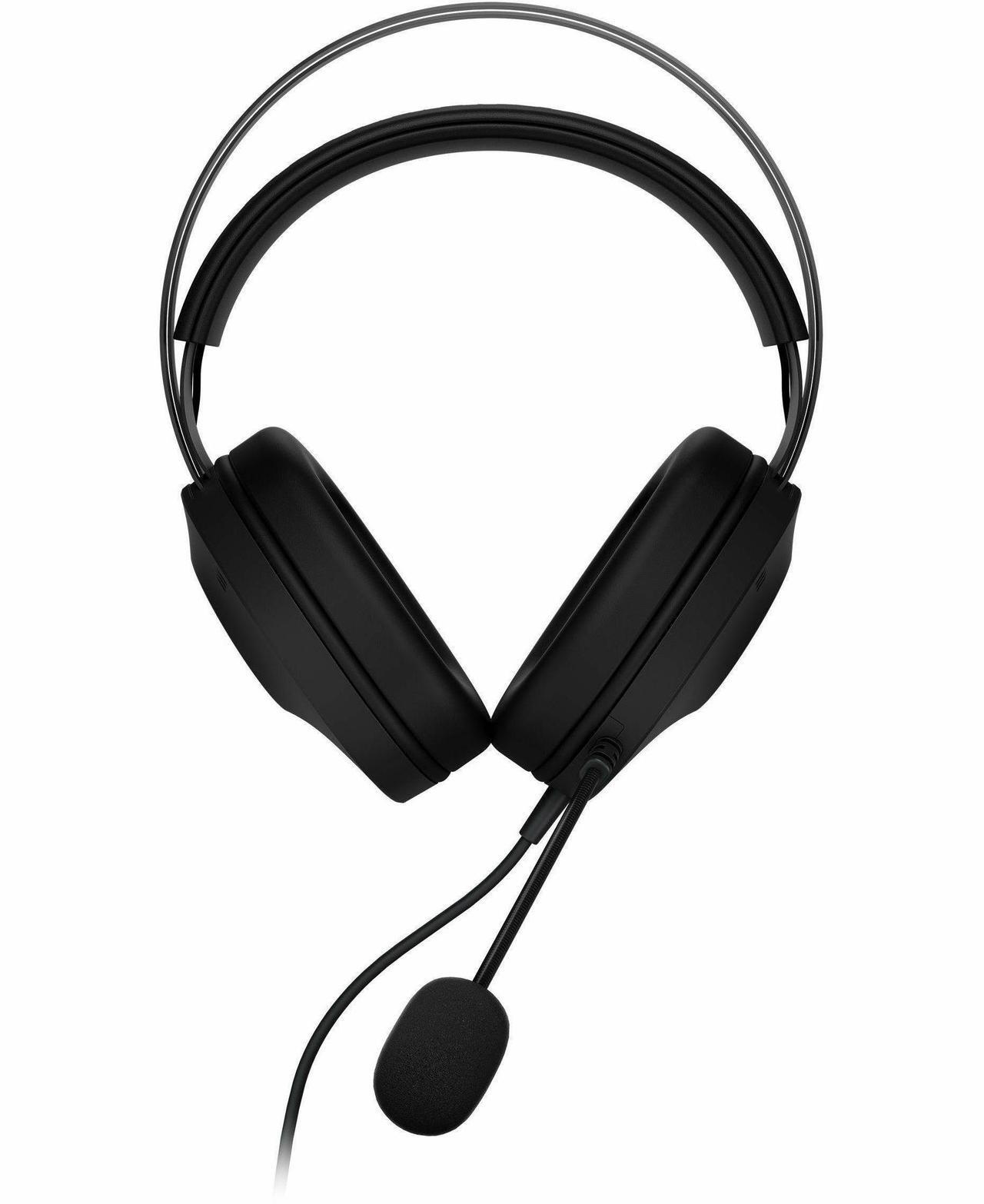 Alt view image 5 of 14 - Asus TUF Gaming H1 Gen II Wired gaming headset with 40 mm ASUS Essence drivers, virtual 7.1 surround sound, TeamSpeak-certified microphone, plus symbolic TUF logo lighting - Black