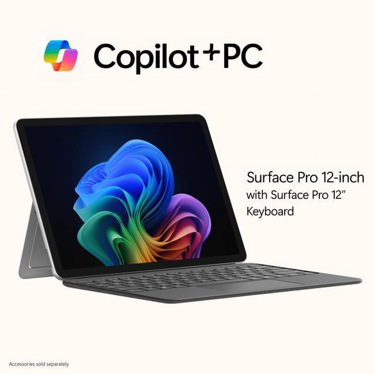 Alt view image 4 of 7 - Microsoft 12" Surface Pro Copilot+ PC, Snapdragon X Plus 8-Core, 16GB RAM, 256GB UFS, Device Only, Platinum, Latest Model