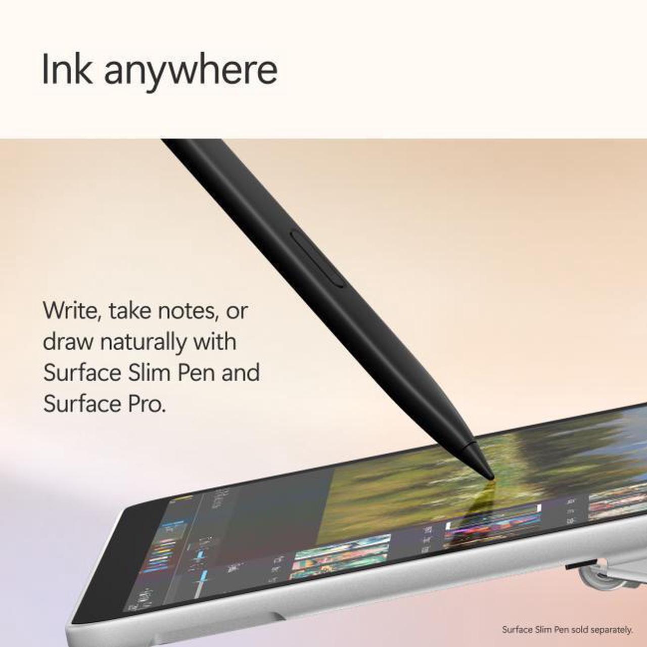 Alt view image 6 of 7 - Microsoft 12" Surface Pro Copilot+ PC, Snapdragon X Plus 8-Core, 16GB RAM, 256GB UFS, Device Only, Platinum, Latest Model