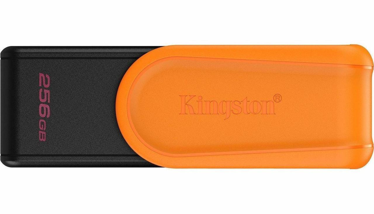 Alt view image 2 of 10 - Kingston DataTraveler Exodia S USB Flash Drive - 256 GB - USB 3.2 (Gen 1) - Black, Orange - 5 Year Warranty