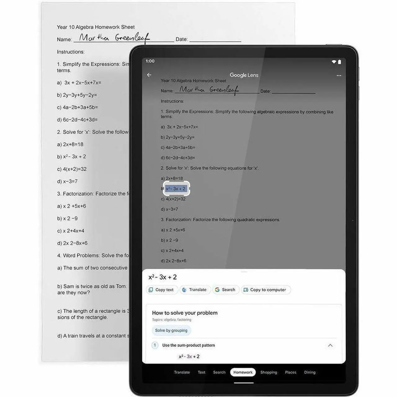 Alt view image 16 of 16 - Lenovo Tab M11 11" Tablet 64GB ZADA0047US Grey