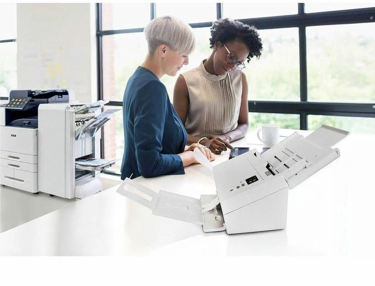 Alt view image 2 of 3 - Xerox XD50-U ADF Scanner - 600 dpi Optical - 24-bit Color - 8-bit Grayscale - 70 ppm (Mono) - 70 ppm (Color) - Color, Monochrome, Grayscale Scan - Duplex Scanning - Plastic Card, Photo - USB