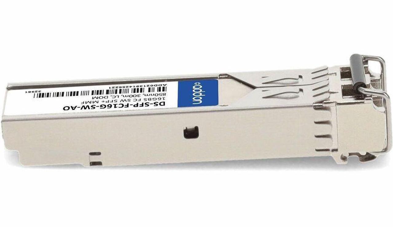 Alt view image 12 of 17 - AddOn Cisco DS-SFP-FC16G-SW Compatible TAA Compliant 16GBase-SW Fibre Channel SFP+ Transceiver LC,