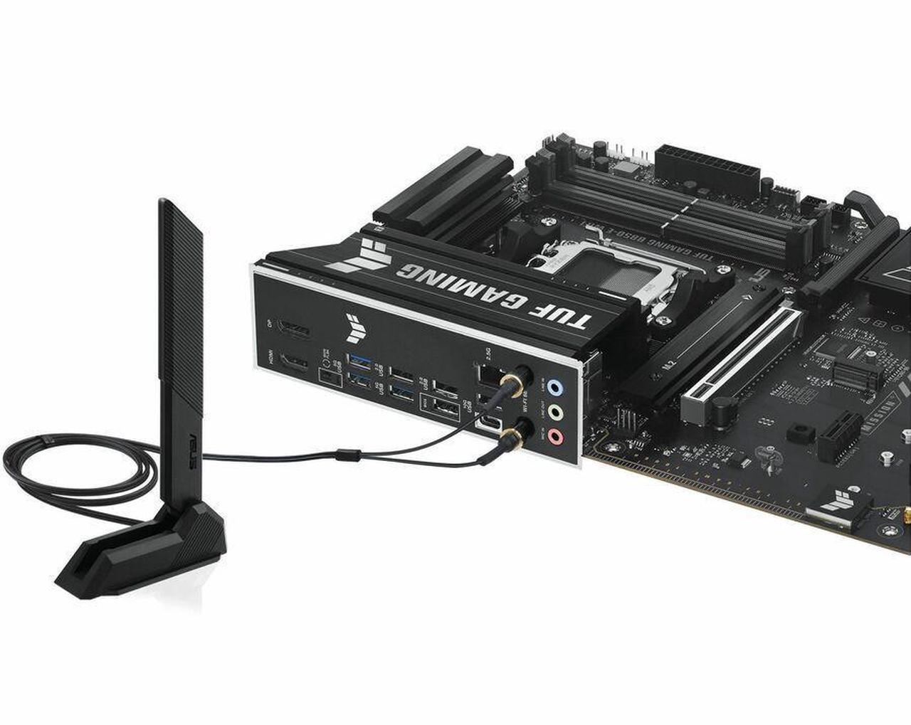 Alt view image 7 of 7 - TUF GAMING B850-E WIFI Gaming Desktop Motherboard - AMD B850 Chipset - Socket AM5 - ATX - Ryzen 7, Ryzen 8, Ryzen 9 Processor Supported - 256 GB DDR5 SDRAM Maximum RAM - DIMM, UDIMM - 4 x Memory Slots