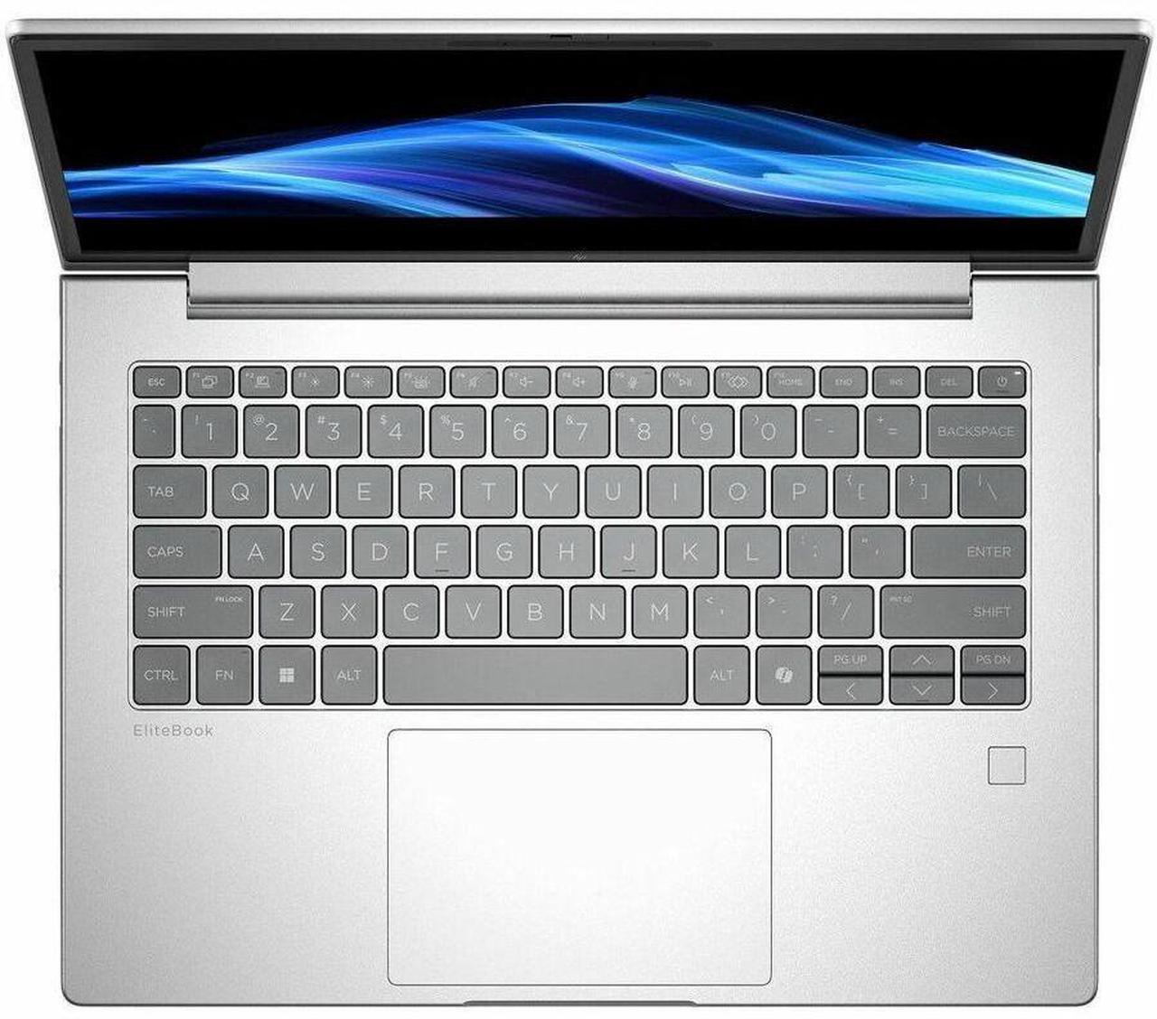 Alt view image 2 of 7 - HP EliteBook 6 G1i 14" Notebook - WUXGA - Intel Core Ultra 7 265U - vPro Technology - 32 GB - 512 GB SSD - English Keyboard - Pike Silver Aluminum - 1920 x 1200 - Windows 11 Pro - Intel - In-plan