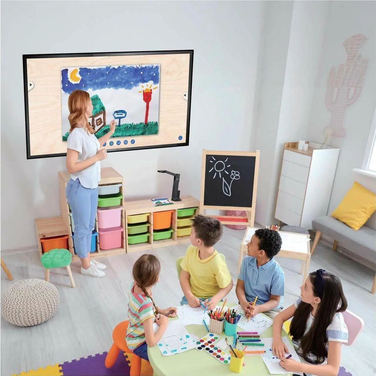 Alt view image 2 of 7 - AVerVision Mechanical Arm Wireless Visualizer (Document Camera) - CMOS  VISIM11WB