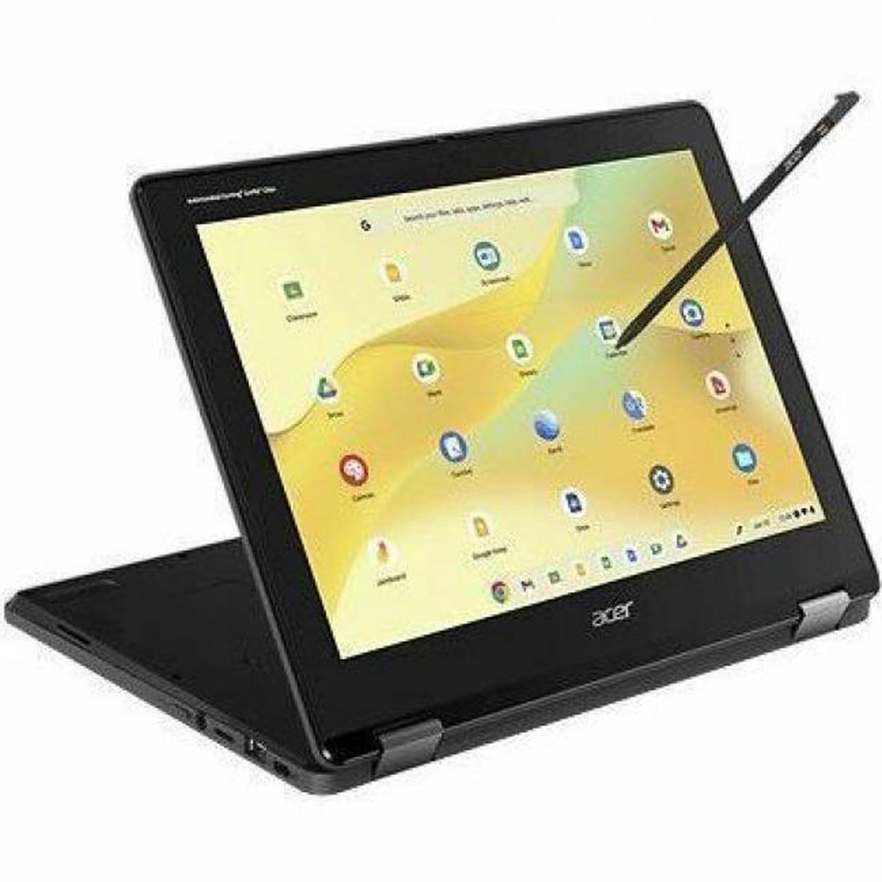 Alt view image 3 of 7 - Acer Chromebook Spin 512 R857TN R857TN-P5QA 12.2" Touchscreen Convertible 2 in 1 Chromebook - WUXGA - Intel N250 - 8 GB - 64 GB Flash Memory - English (US) Keyboard - Black - Intel Chip - 1920 x