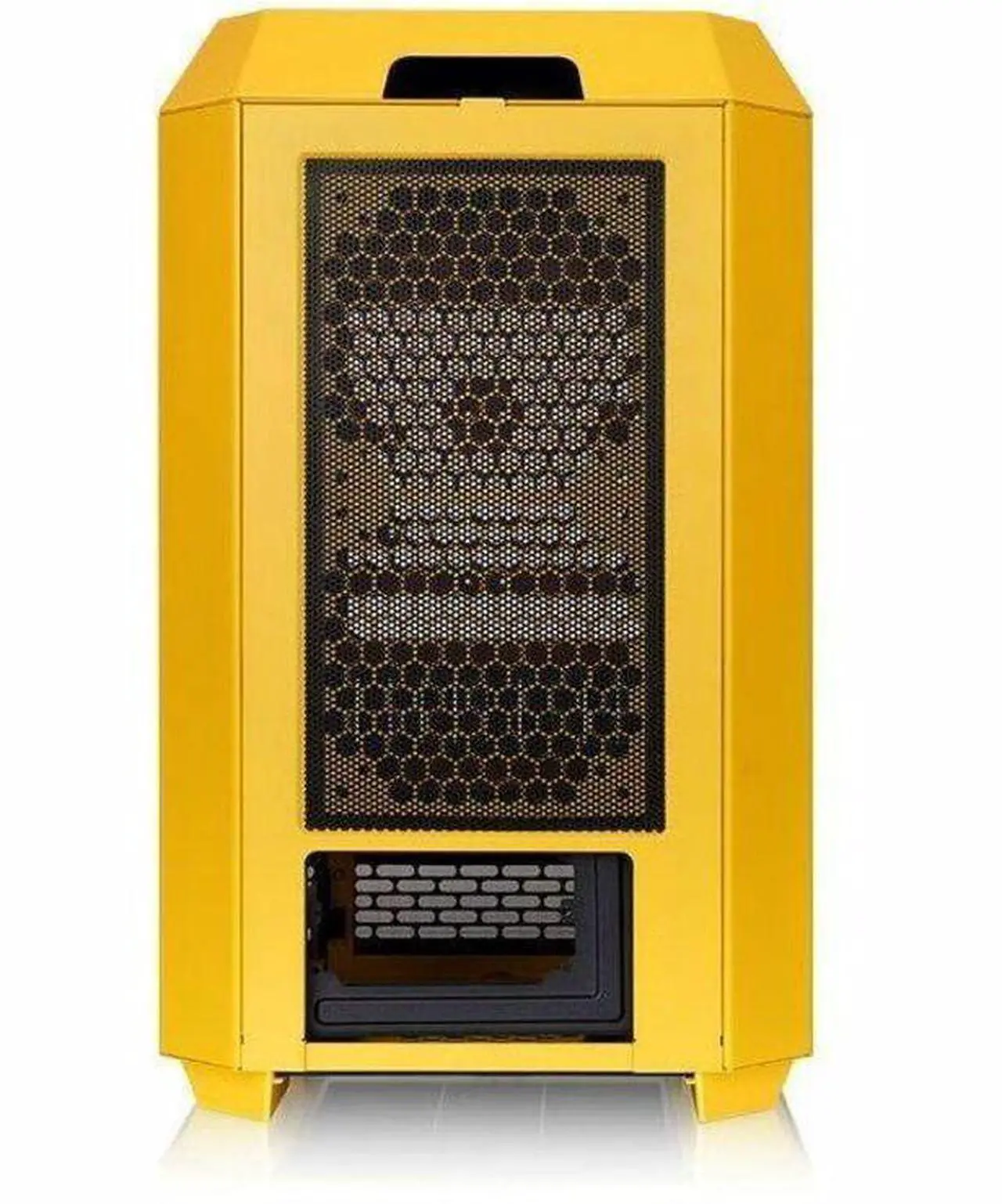 Alt view image 13 of 17 - Thermaltake Tower 250 mITX Mini Tower; 2x120mm CT Fans Included; 360mm Radiator Support; 360mm GPU Clearance; Dual Chamber; Butter Caramel; CA-1Z9-00SMWN-00