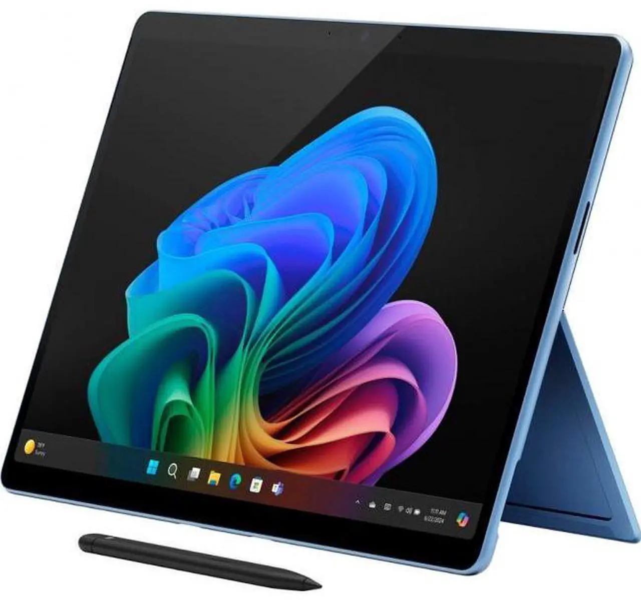Alt view image 5 of 7 - Microsoft Surface Pro Copilot+ PC Touchscreen 13" LCD Snapdragon X Plus 16GB RAM 512GB SSD (11th Edition) Sapphire + Microsoft Surface Pro Keyboard for Pro (11th Edition), Pro 9, and Pro 8 with P