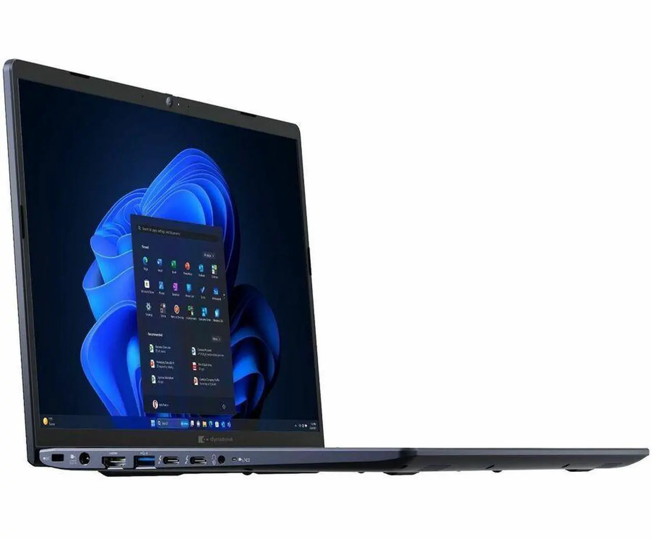 Alt view image 3 of 8 - Dynabook Tecra A40-M 14" Notebook - WUXGA - Intel Core Ultra 5 125U - 8 GB - 256 GB SSD - Mystic Blue - Intel Chip - 1920 x 1200 - Windows 11 Pro - Intel - In-plane Switching (IPS) Technology - F