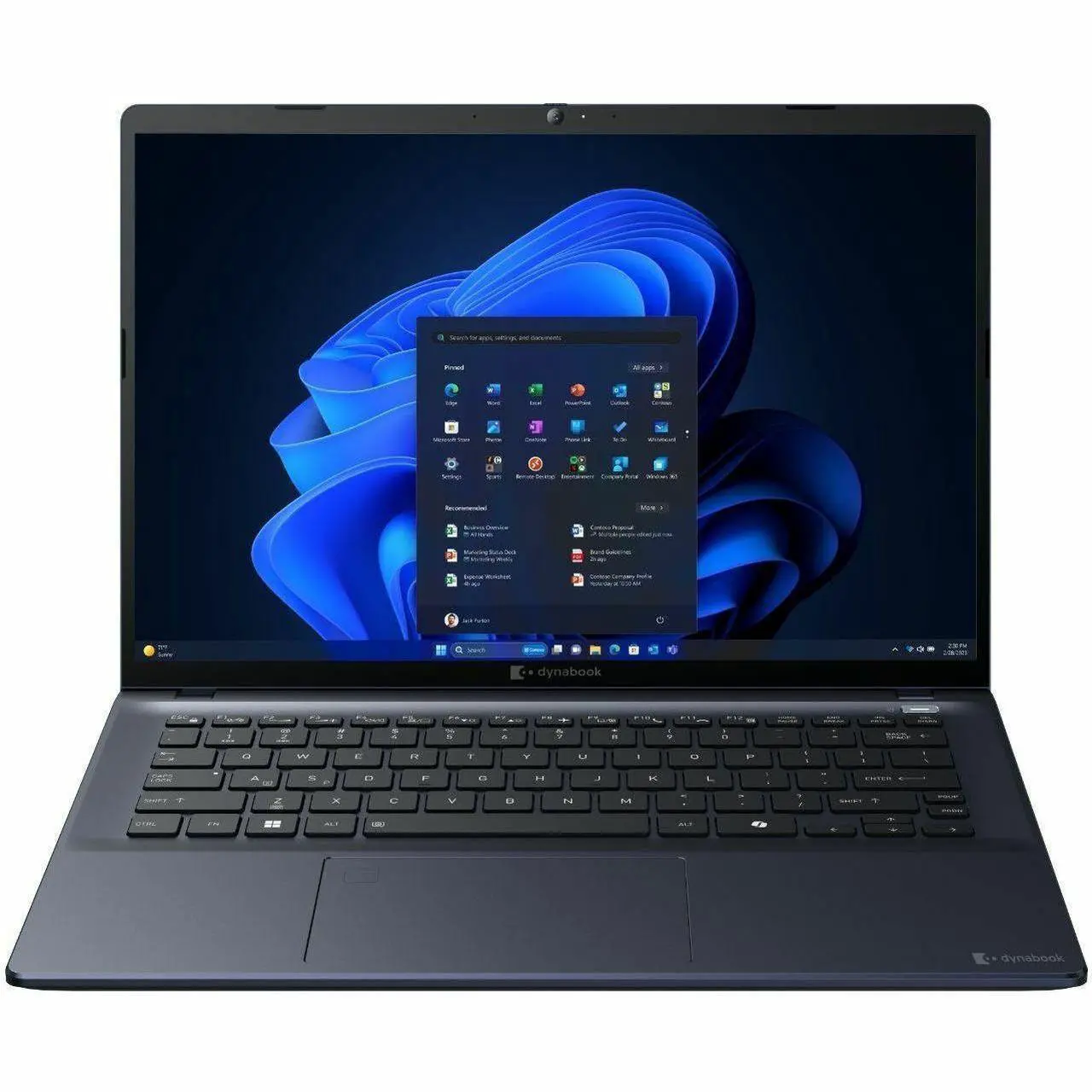 Alt view image 7 of 8 - Dynabook Tecra A40-M 14" Notebook - WUXGA - Intel Core Ultra 5 125U - 8 GB - 256 GB SSD - Mystic Blue - Intel Chip - 1920 x 1200 - Windows 11 Pro - Intel - In-plane Switching (IPS) Technology - F