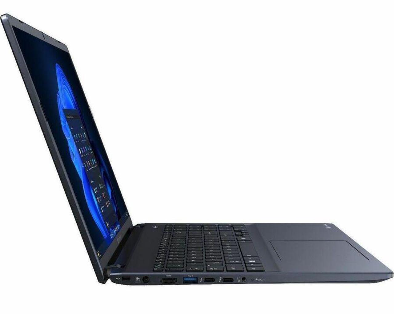 Alt view image 5 of 7 - Dynabook Tecra A60-M 16" Notebook - WUXGA - Intel Core Ultra 7 155U - 32 GB - 1 TB SSD - Mystic Blue - Intel Chip - 1920 x 1200 - Windows 11 Pro - Intel - In-plane Switching (IPS) Technology - Fr