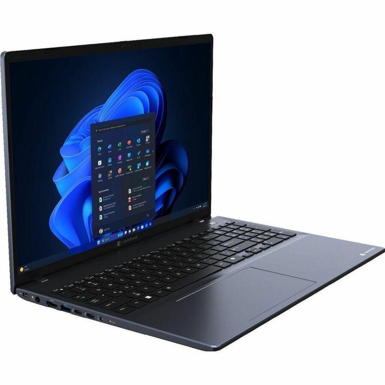 Alt view image 6 of 7 - Dynabook Tecra A60-M 16" Notebook - WUXGA - Intel Core Ultra 7 155U - 32 GB - 1 TB SSD - Mystic Blue - Intel Chip - 1920 x 1200 - Windows 11 Pro - Intel - In-plane Switching (IPS) Technology - Fr