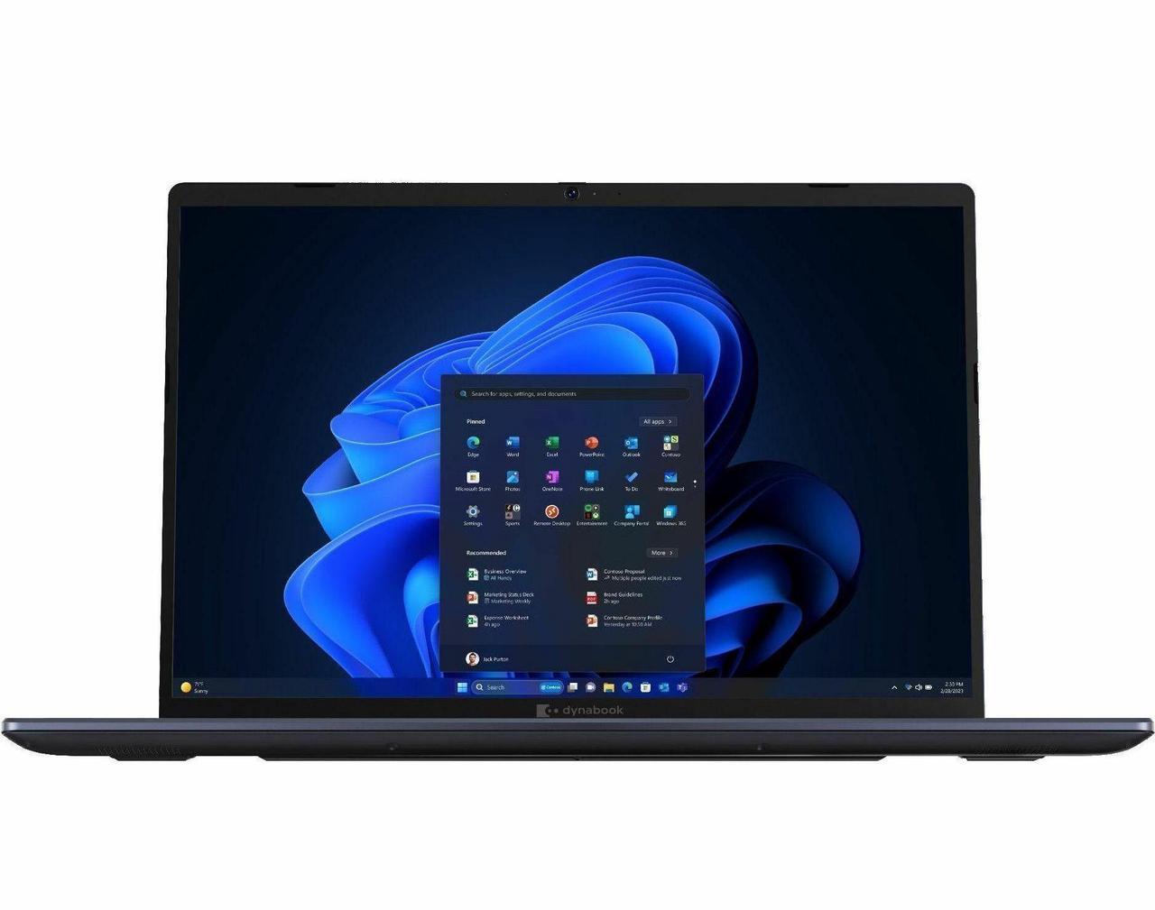 Alt view image 7 of 7 - Dynabook Tecra A60-M 16" Notebook - WUXGA - Intel Core Ultra 7 155U - 32 GB - 1 TB SSD - Mystic Blue - Intel Chip - 1920 x 1200 - Windows 11 Pro - Intel - In-plane Switching (IPS) Technology - Fr