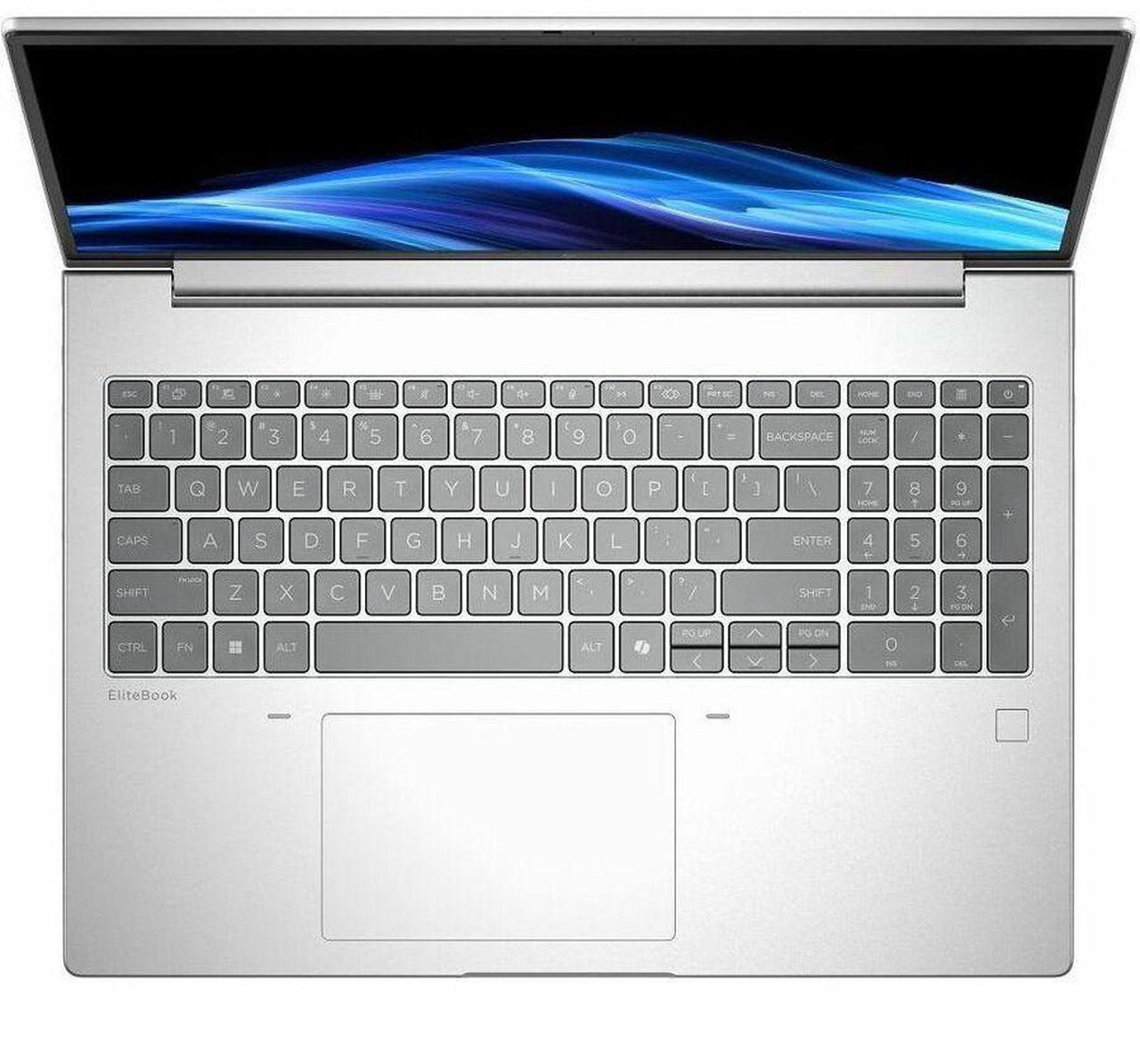 Alt view image 6 of 8 - HP EliteBook 6 G1i 16" Notebook - WUXGA - Intel Core Ultra 5 235U - vPro Technology - 16 GB - 512 GB SSD - English Keyboard - Pike Silver Aluminum - Intel Chip - 1920 x 1200 - Windows 11 Pro - In