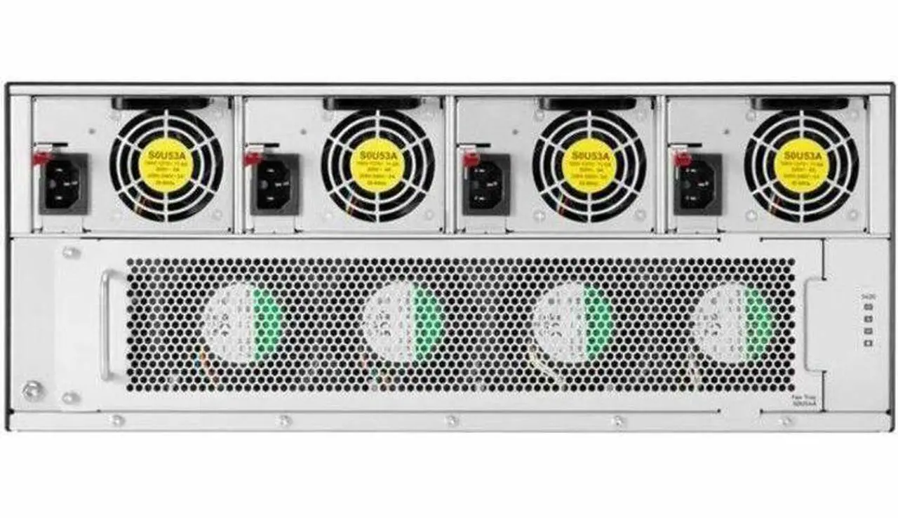 Alt view image 2 of 3 - Aruba CX 5420 Switch Chassis - 20 Ports - Manageable - Gigabit Ethernet, 10 Gigabit Ethernet - 1000Base-T, 10GBase-LRM - 3 Layer Supported - Modular - 1600 W Power Consumption - Optical Fiber, Twisted