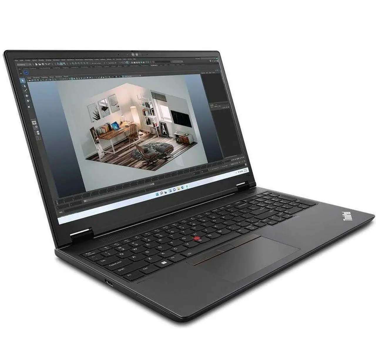 Alt view image 6 of 7 - Lenovo ThinkPad P16v Gen 2 21KX002BUS 16" Mobile Workstation - WQUXGA - Intel Core Ultra 7 165H - vPro Technology - 32 GB - 1 TB SSD - Black - Intel Chip - 3840 x 2400 - Windows 11 Pro