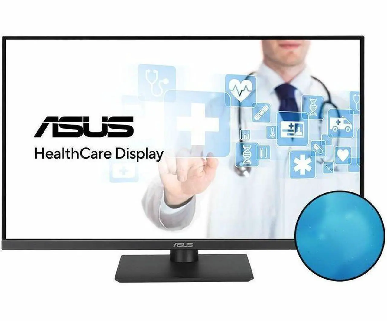 Alt view image 4 of 9 - Asus HA2441A 24" Class WQHD LCD Monitor - 16:9 - Black - 23.8" Viewable - In-plane Switching (IPS) Technology - 2560 x 1440 - 16.7 Million Colors - 300 Nit - 5 ms - 75 Hz Refresh Rate - HDMI