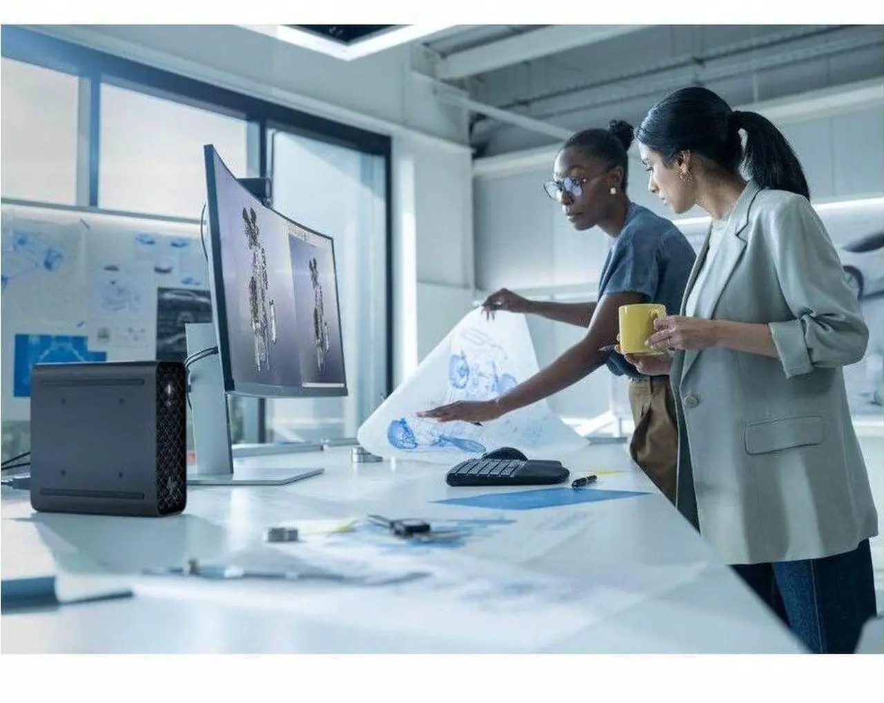 Alt view image 5 of 15 - HP Z2 G1i Workstation - Intel Core Ultra 7 265 - 32GB - 1TB SSD - Mini PC - Intel W880 Chip - Windows 11 Pro - NVIDIA RTX A1000 8 GB Graphics - Ethernet - Intel Wi-Fi 7 BE200  BM6F9UT#ABA