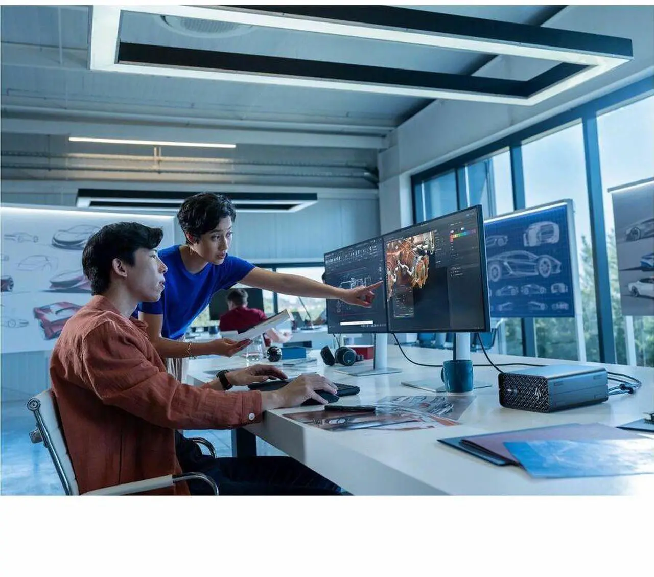 Alt view image 7 of 8 - HP Z2 Mini G1a Workstation - 1 x AMD Ryzen AI MAX PRO 385 - 32 GB - 1 TB SSD - Mini PC - Jet Black - AMD Chip - Windows 11 Pro - AMD Radeon 8050S Graphics Graphics - NVMe Controller - 0, 1 RAID Levels