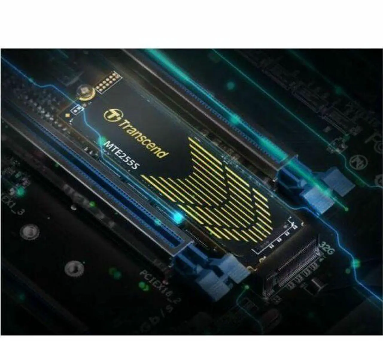 Alt view image 4 of 14 - Transcend MTE255S 2 TB Solid State Drive - M.2 2280 Internal - PCI Express NVMe (PCI Express NVMe 4.0 x4) - Gaming PC, Desktop PC, Notebook, Computer Device Supported - 0.33 DWPD - 1200 TB TBW