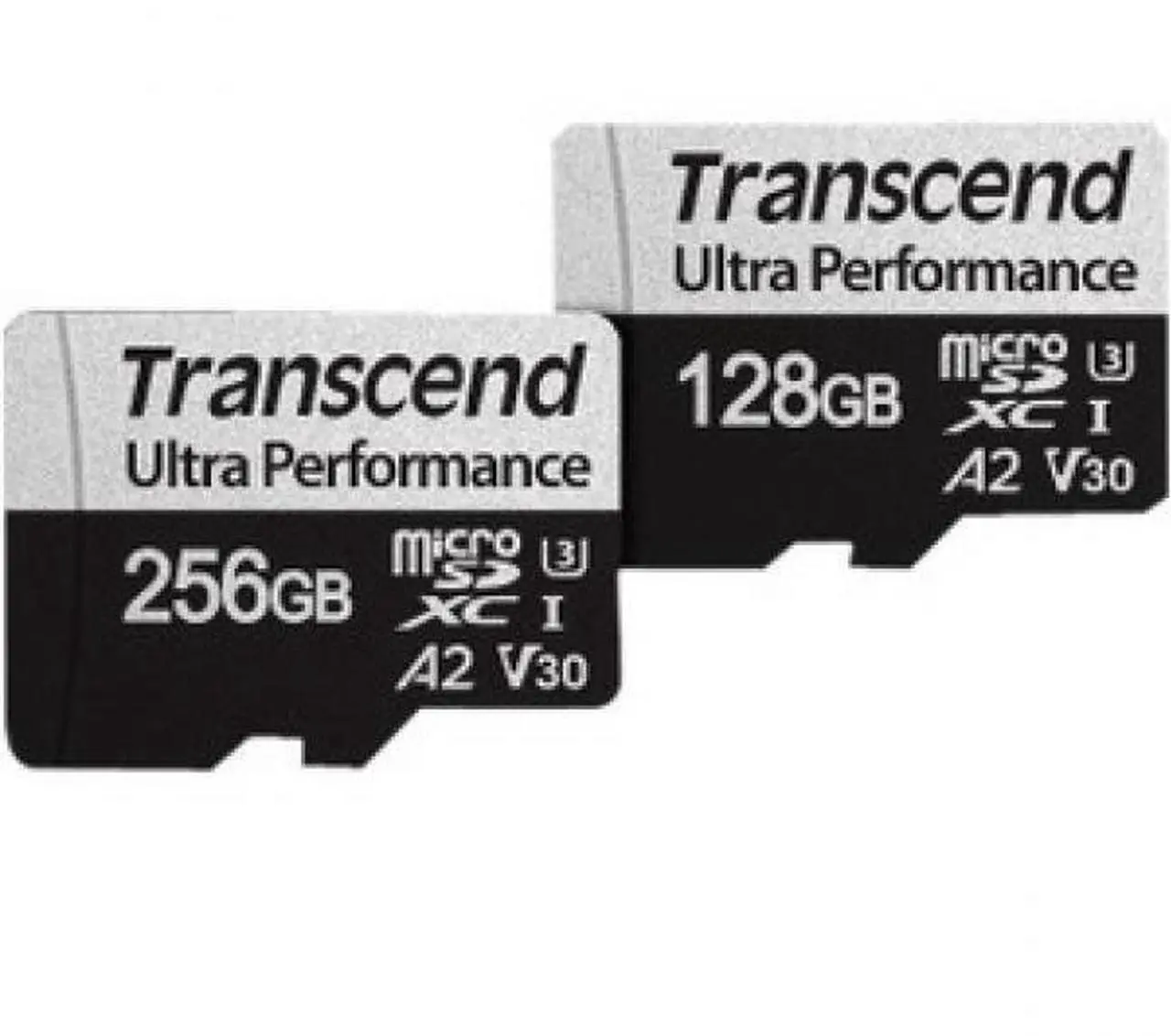 Alt view image 7 of 7 - transcend 128gb microsdxc 340s high performance memory card uhs- i, u3, v30, a2, 4k, full hd - ts128gusd340s