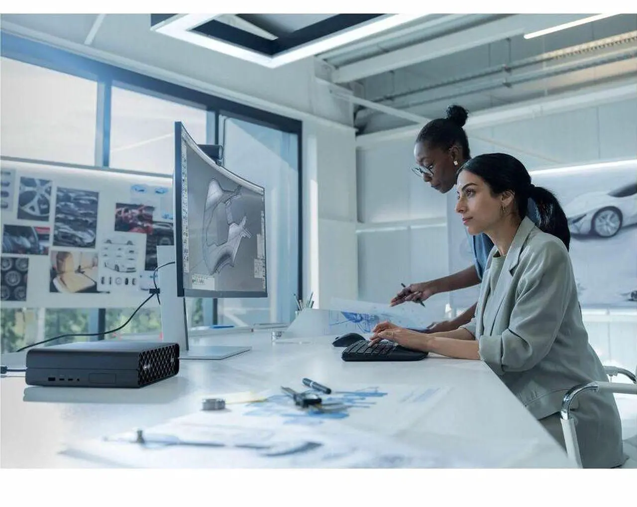 Alt view image 14 of 14 - HP Z2 G1i Workstation Intel Core Ultra 7 265 32 GB 1 TB SSD Mini PC Black Intel W880 Chip Windows 11 Pro NVIDIA RTX 2000 Ada Generation 16 GB Graphics English Keyboard Ethernet Wireless LAN BM6G4UTABA