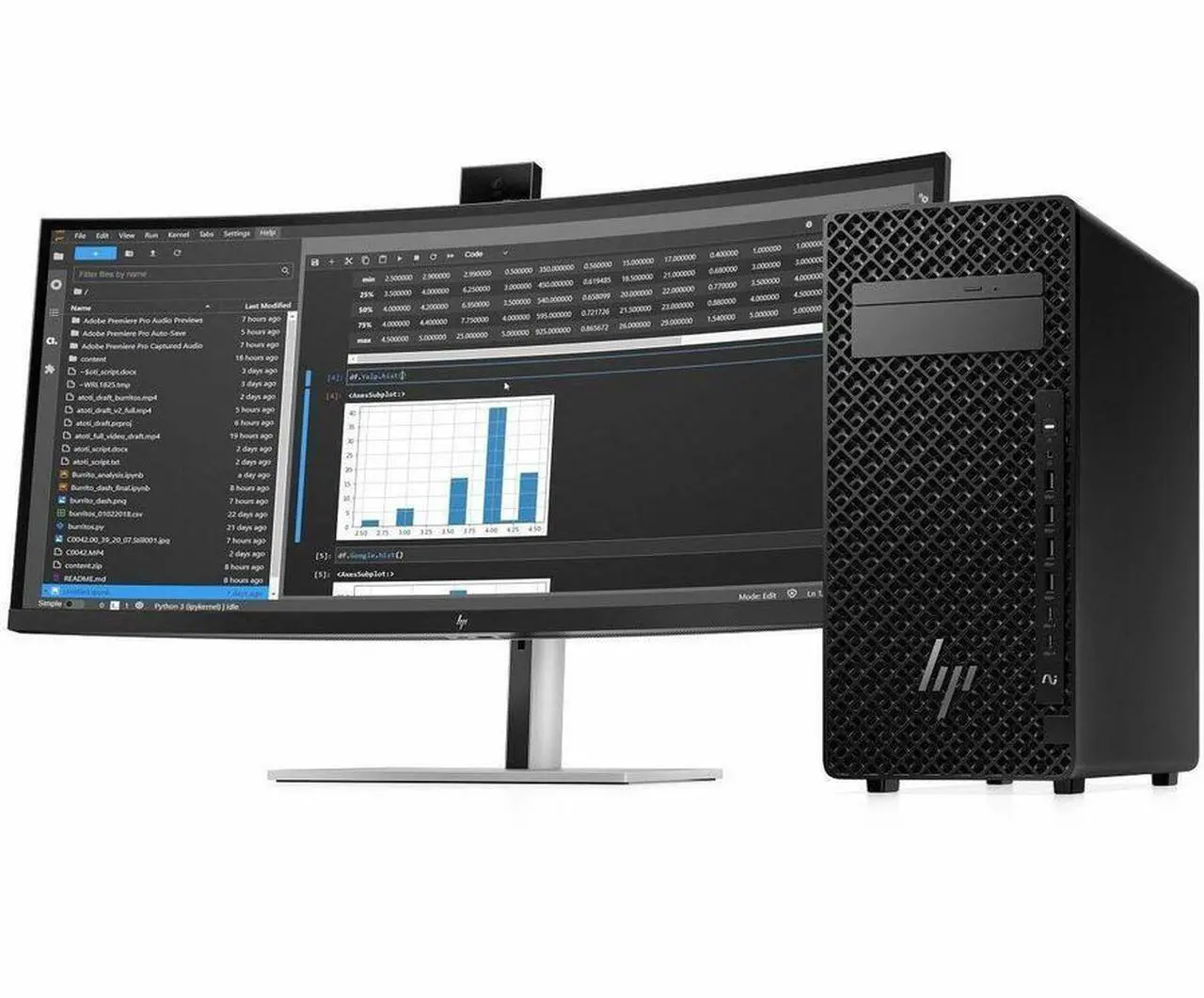 Alt view image 4 of 13 - HP Z2 G1i Workstation Intel Core Ultra 7 265K 32 GB 1 TB SSD Tower Black Intel W880 Chip Windows 11 Pro Intel Graphics English Keyboard Ethernet BN6D8UTABA
