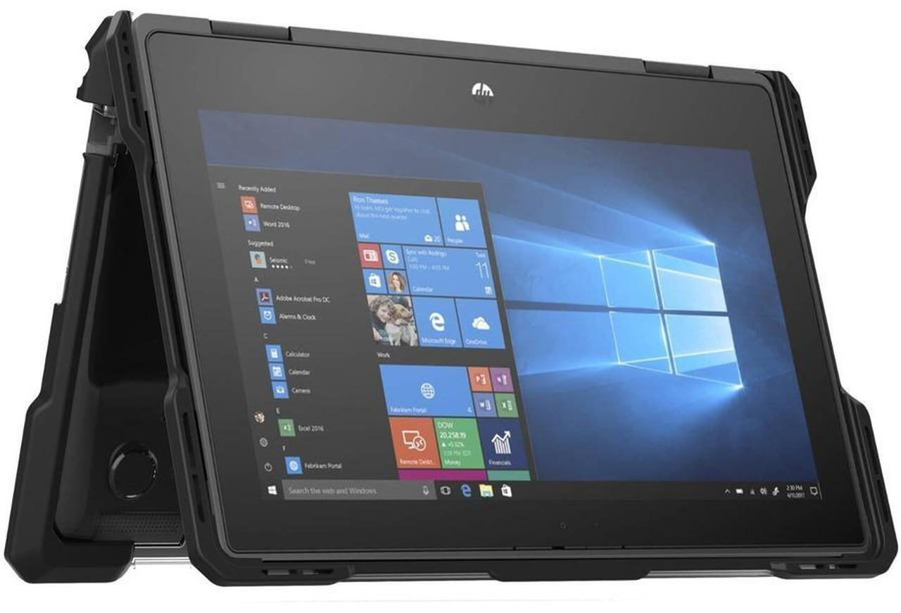 Open Box: InfoCase HP x360 Rugged Snap-On Case - For HP Chromebook, Notebook - Black - Scratch Resistant, Anti-slip, Drop Resistant, Shock Resistant, Heat Resistant, Damage Resistant - Polycarbonate (PC), Therm - Newegg.com - Open Box condition - Image 9